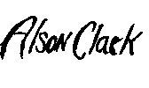 This is one of the Alson Clark signatures used on original works of art by Alson Clark.