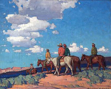 Navajo Riders by Edgar Payne.
