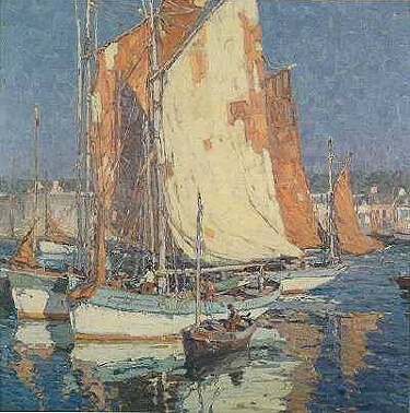 Tuna Fisherman, Concarneau by Edgar Payne.