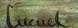 This is the third Edward Cucuel signature used on original works of art by Edward Cucuel.