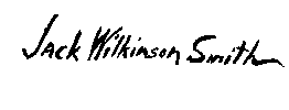 This is one of the Jack Wilkinson Smith signatures used on original works of art by Jack Wilkinson Smith.